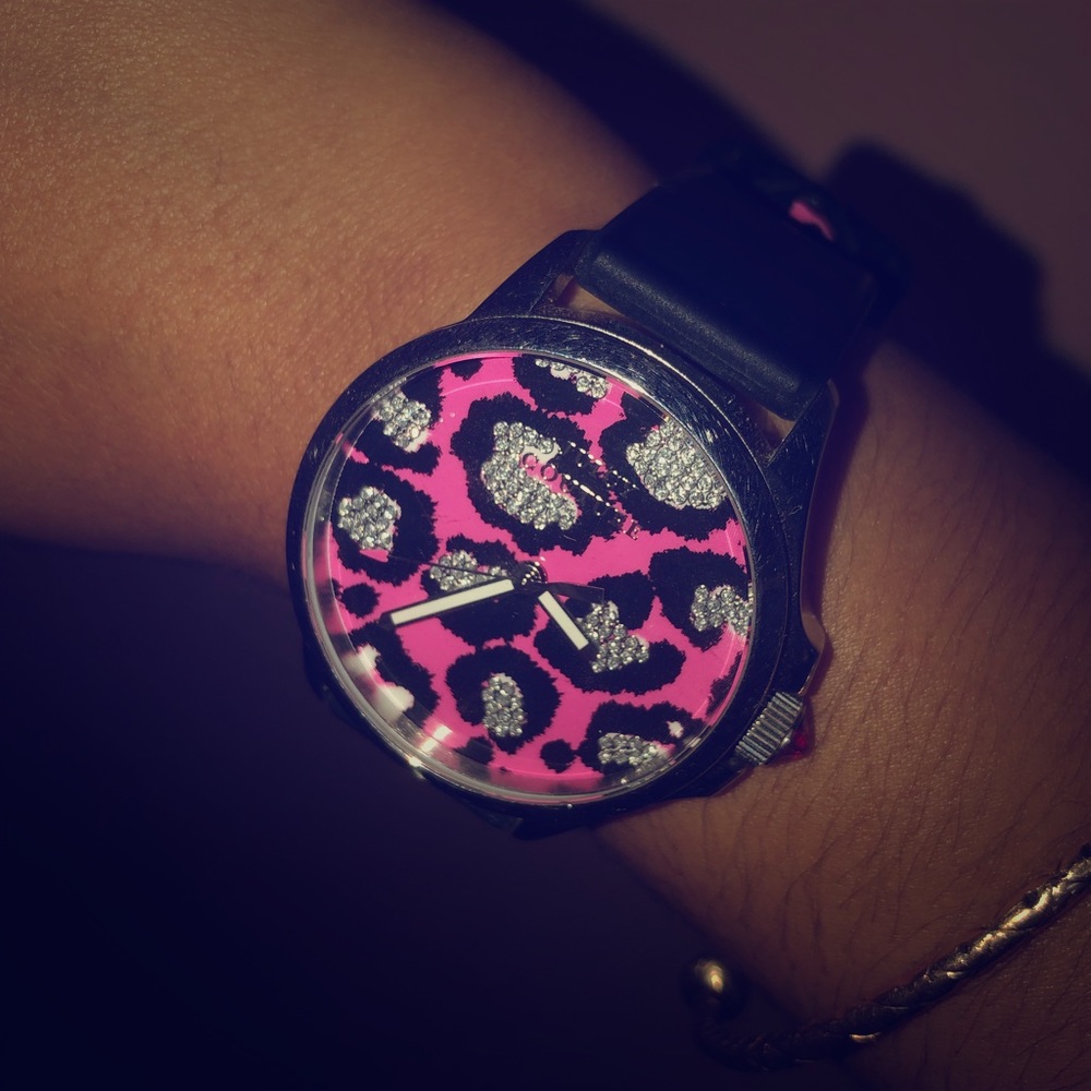 Juicy Couture Leopard Print Watch